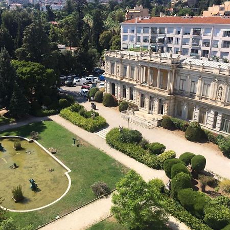 نيس Superbe Appartement 3 Pieces Vue Mer Dans Une Residence Arboree 5 Min De La Mer المظهر الخارجي الصورة